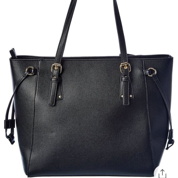 SURELL Accessories Vegan Leather Shopper Tote - Picture 2 of 10